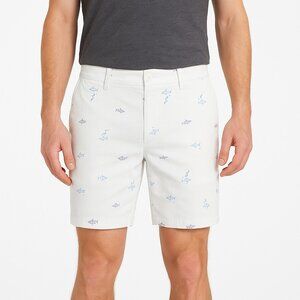 Raw Yarn  Men's Stretch Twill Blue Shark Shorts Size 38